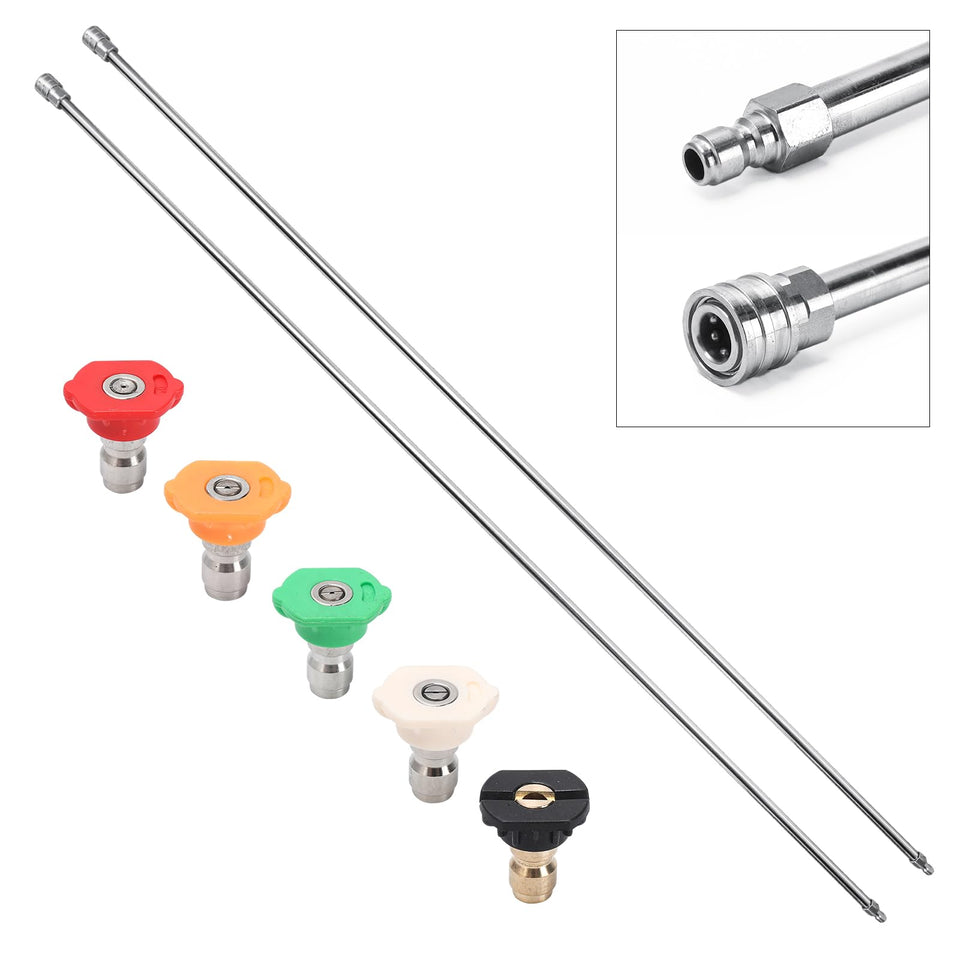 SEPLY extension wand 120-inch stainless steel ready for ground-based high-area cleaning.