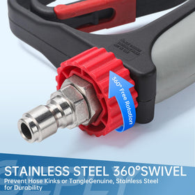 SEPLY short gun with five nozzle tips for versatile cleaning tasks
