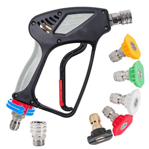 SEPLY pressure washer short gun with foam cannon for quick exterior cleaning
