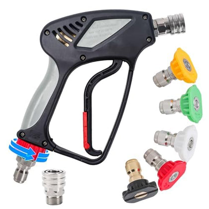 SEPLY pressure washer short gun with foam cannon for quick exterior cleaning