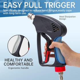 SEPLY short gun features a swivel connector for easy attachment
