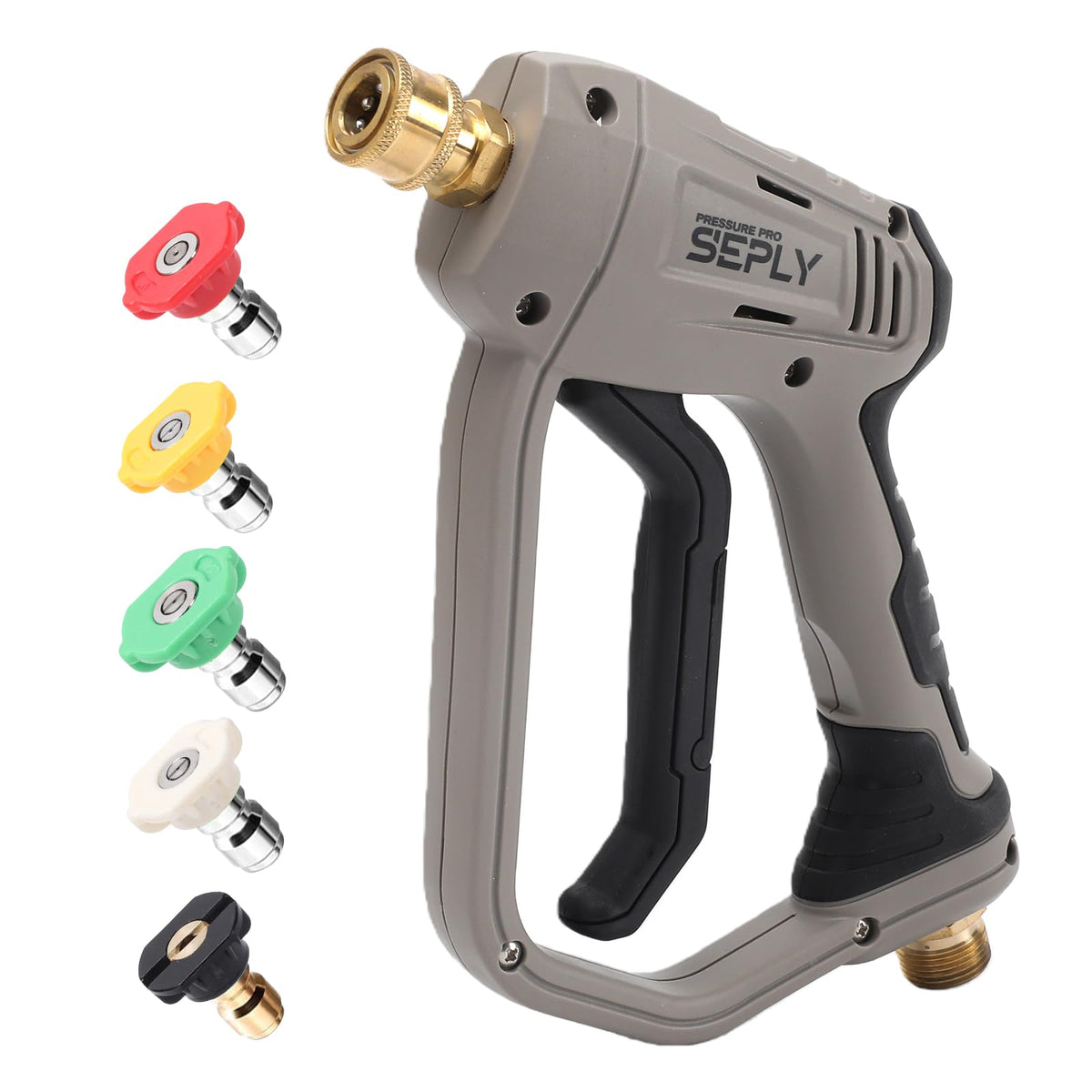 SEPLY short pressure washer gun 5000psi compact for tough car cleaning