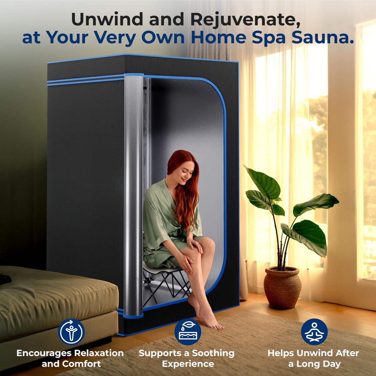 SereneLife detachable frame with interior pocket and window for easy setup.