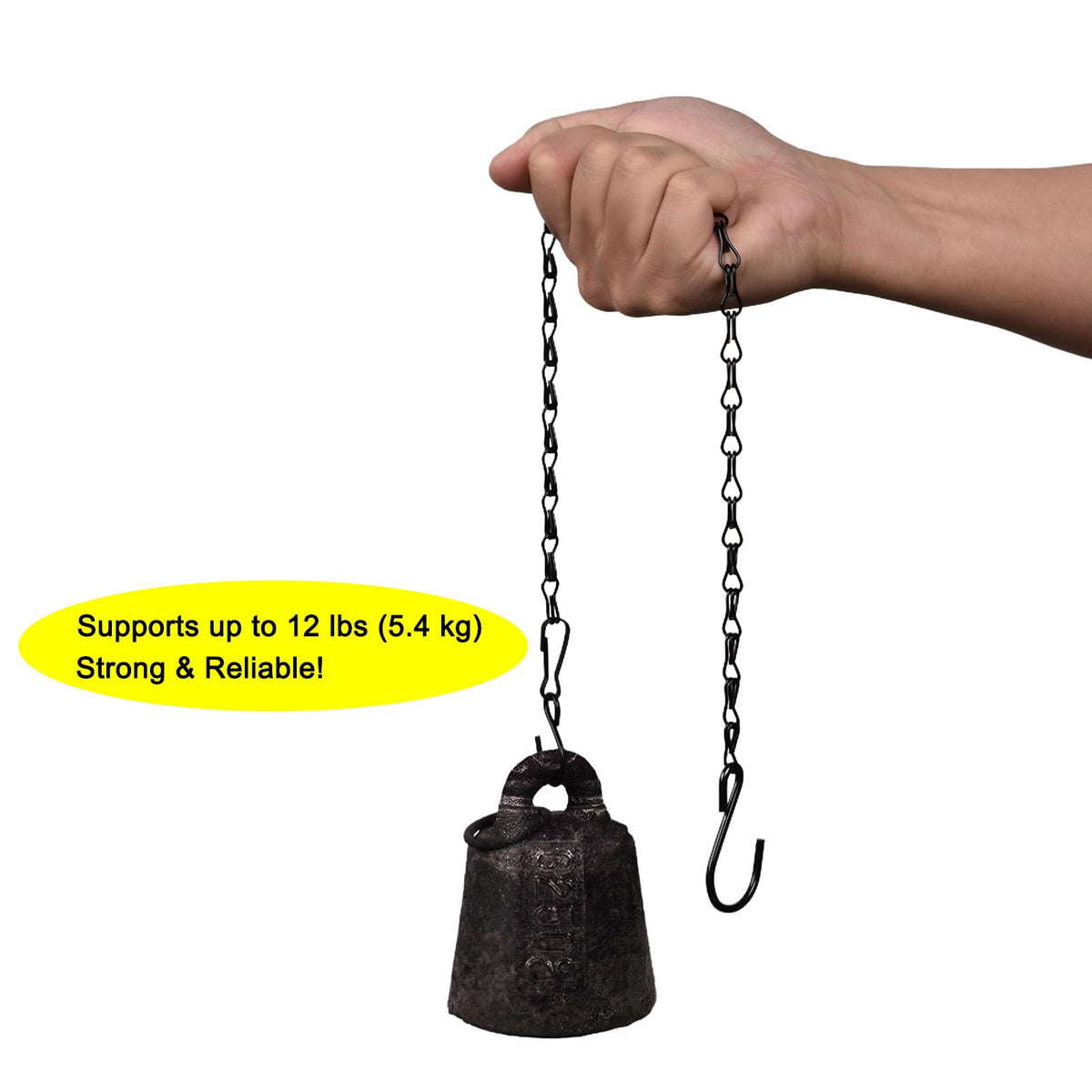 Sersberg 6-piece 21-inch chains package for multiple hangings