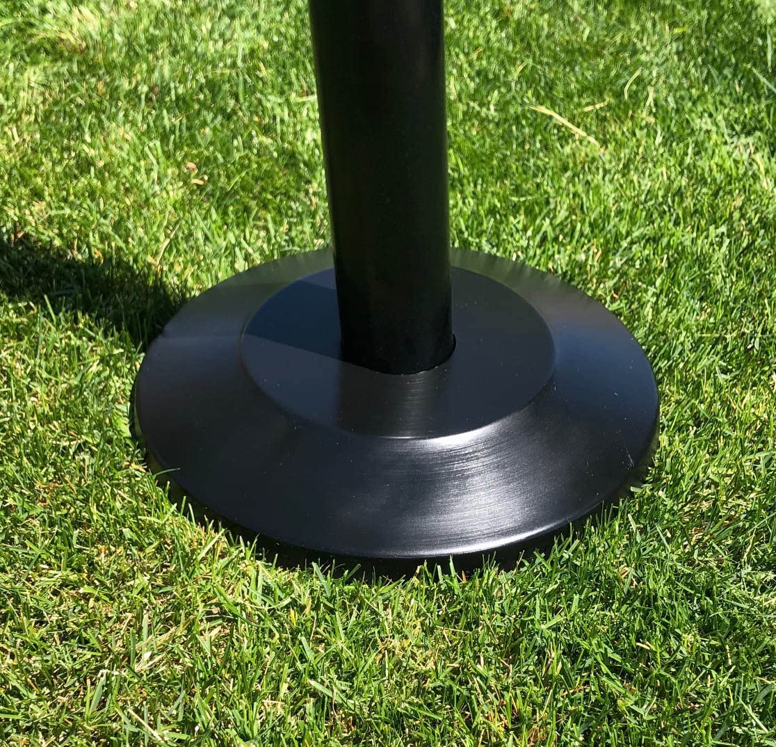 Service First flash collar base large installed on a pole for a finished look.