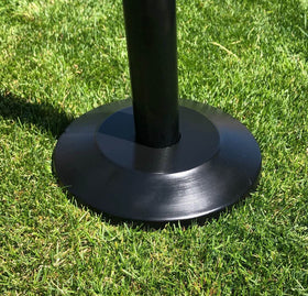 Service First flash collar base large installed on a pole for a finished look.