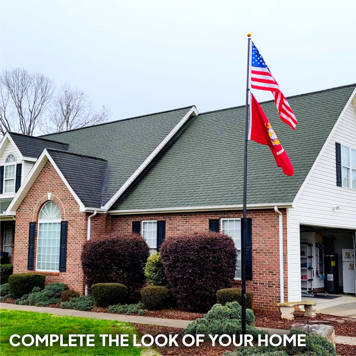 Service First patriotic plaque honors veterans on your flagpole