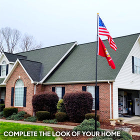 Service First patriotic plaque honors veterans on your flagpole