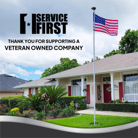 Service First Type II anodized finish increases corrosion resistance