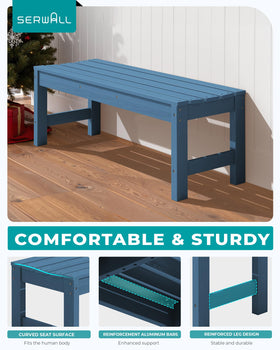 SERWALL heavy-duty design supports up to 529 lbs for three people