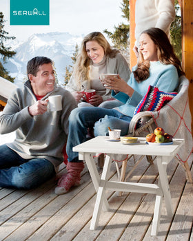 SERWALL versatile indoor or outdoor use for patios and desks.