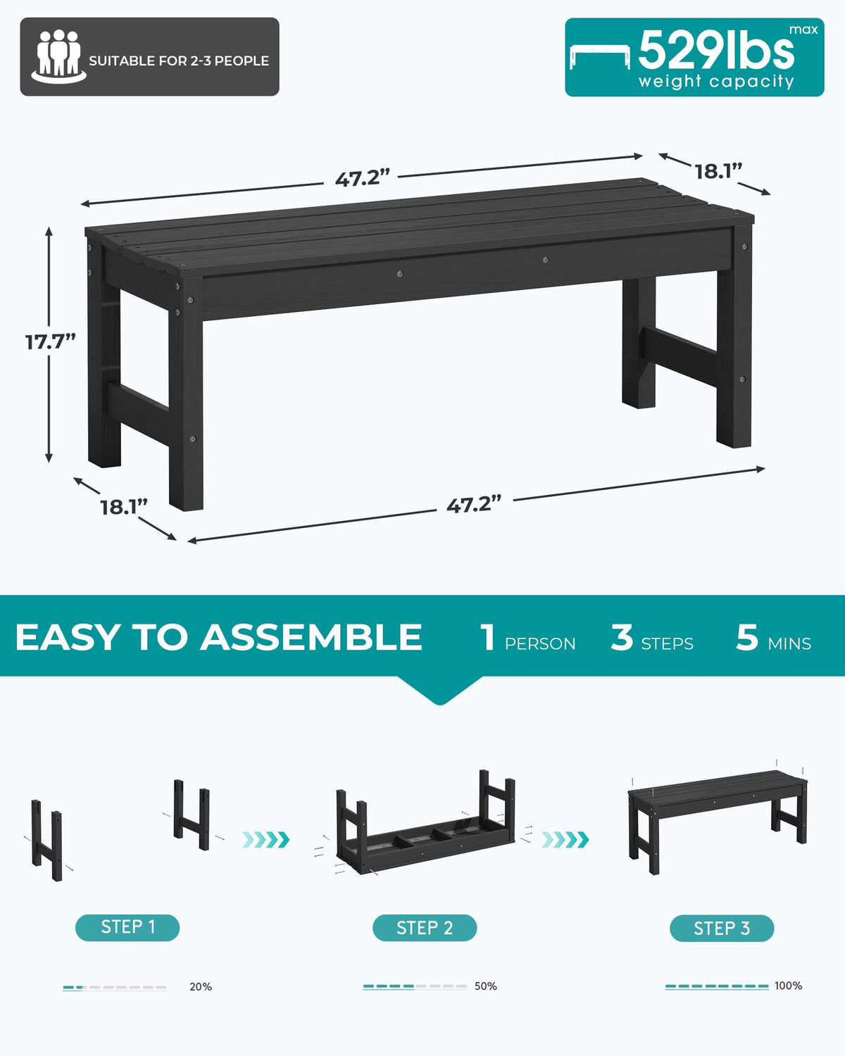 SERWALL weather-resistant bench designed to endure rain, snow, and sun exposure