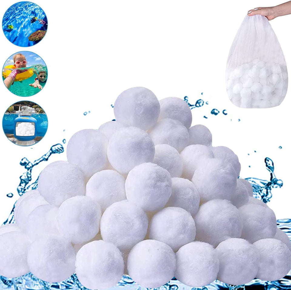 SETHVILL eco-friendly filter balls replacing sand for efficient pool filtration