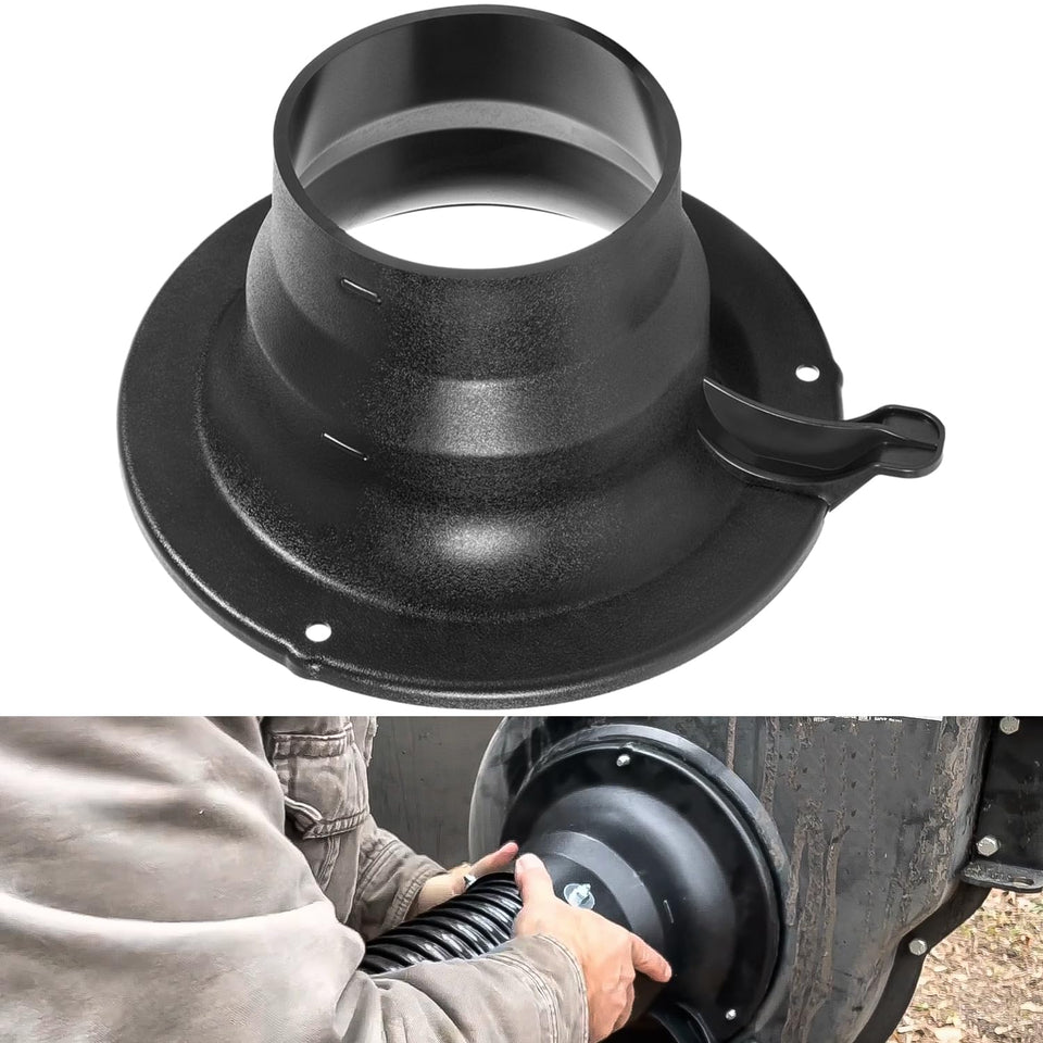 sevencow 43791 hose adapter assembly enables secure hose connection for lawn vacuums.