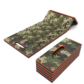 Sevenjungle foldable EVA kneeling pad in camouflage, ideal for comfortable garden kneeling