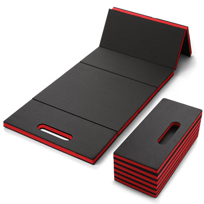 Sevenjungle foldable EVA utility mat with handle for easy transport during outdoor tasks.