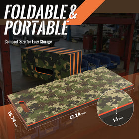 Sevenjungle garden kneeling pad doubles as yoga or workout cushion