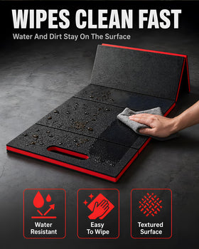 Sevenjungle heavy-duty mat supports workouts, gardening, and DIY tasks in various spaces.