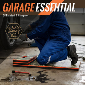 Sevenjungle mechanic mat with oil-drift protection for tidy tool areas