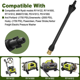 Sevensool brass-plastic construction wand offers durable, leak-free performance.
