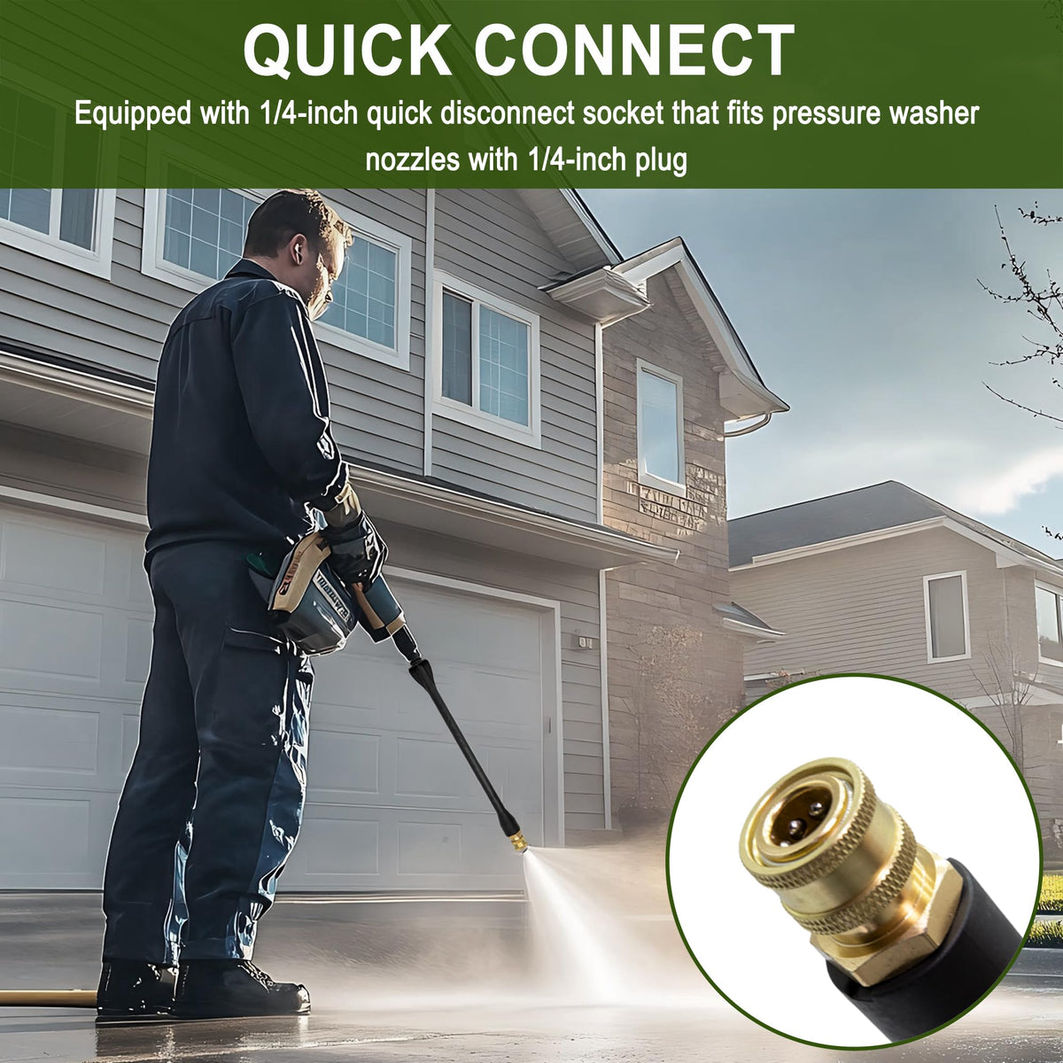 Sevensool ergonomic wand handle provides comfortable grip during long cleaning sessions.
