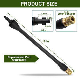 Sevensool quick disconnect socket enables easy nozzle changes during cleaning tasks.