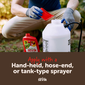 Sevin packaging shows directions for safe, effective use.