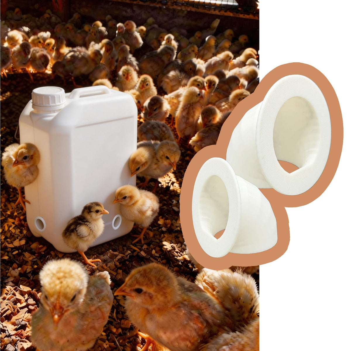 Sevomie waste-reducing ports minimize spill and waste.