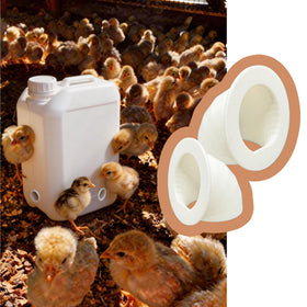 Sevomie waste-reducing ports minimize spill and waste.