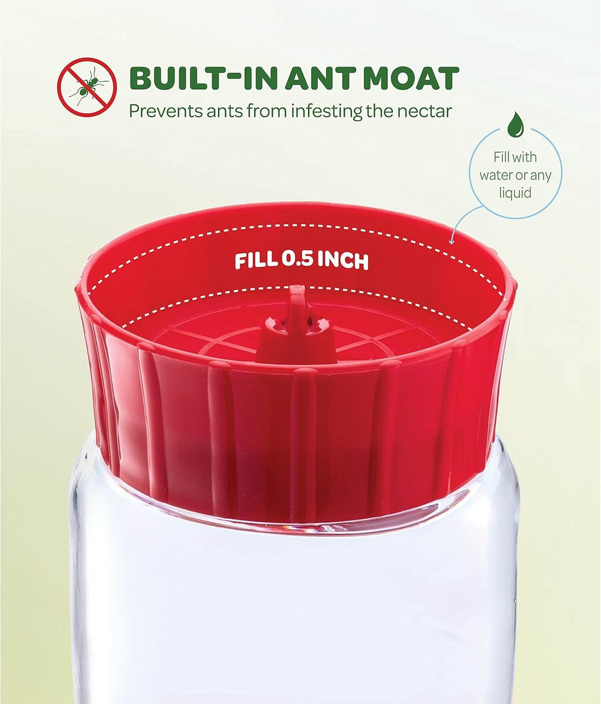 SEWANTA wide-mouth opening simplifies filling and cleaning maintenance.