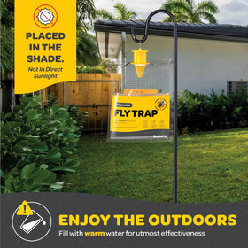SEWANTA Outdoor Fly Trap Bags full bag replacement makes upkeep effortless.
