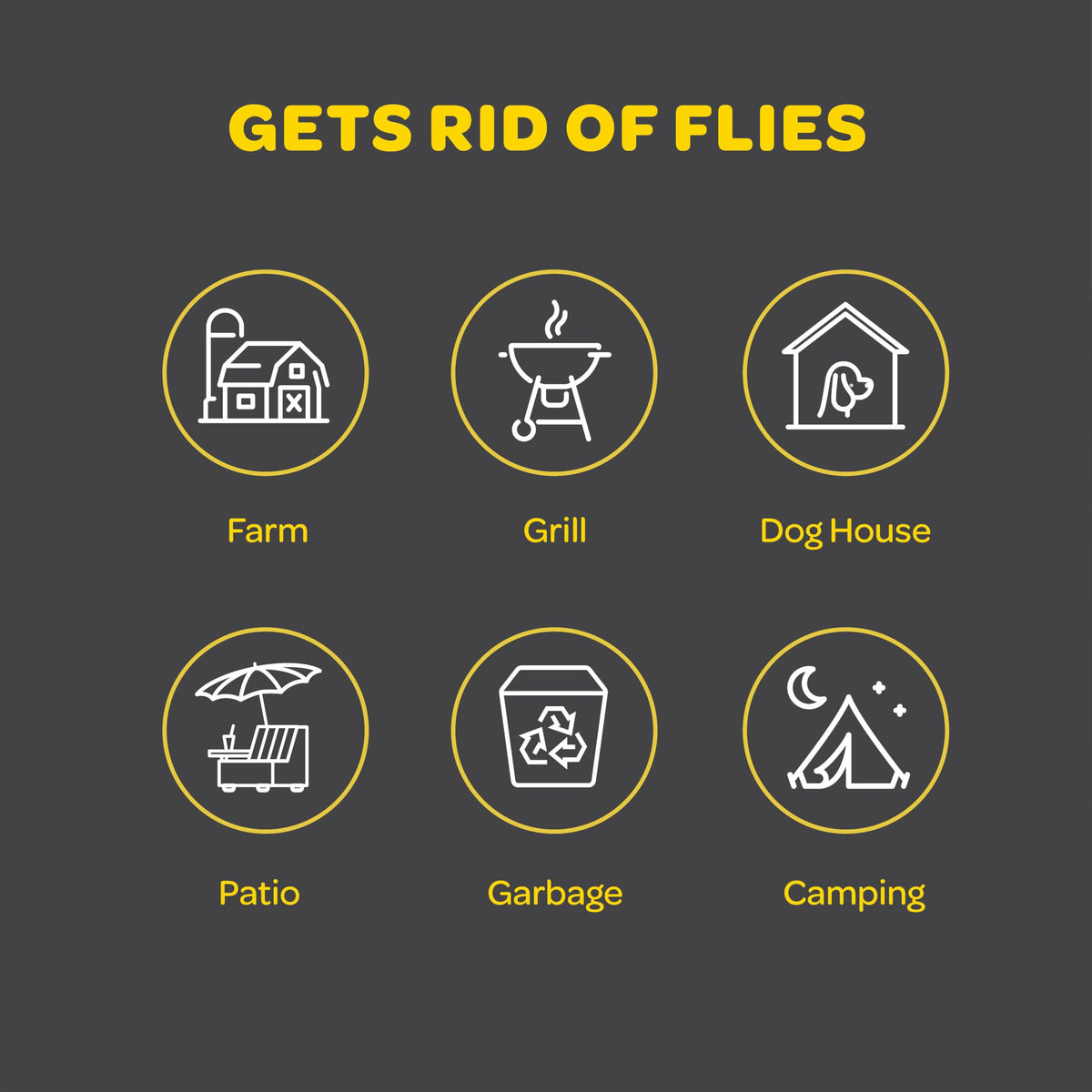 SEWANTA Fly Trap Bags near patio show safe, non-toxic bait for families.