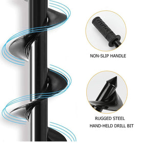 Sewiden aerator tool featuring rotation mechanism for even decomposition.