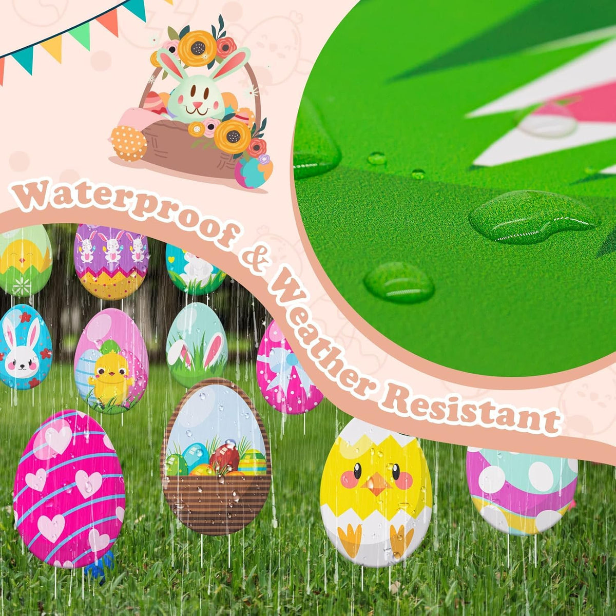 SewRung bunny and eggs signs mix-and-match for varied Easter scenes