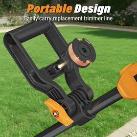 SEYVUM spacer guard protects plants while you trim around beds.