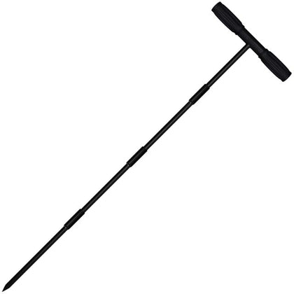 Sfcddtlg 64-inch metal soil probe rod extended for deep soil sampling in gardens