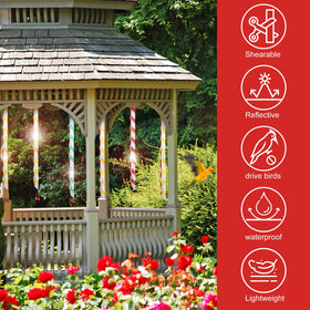 Sfcddtlg Bird Scare Tape yard protection for patios and lawns.