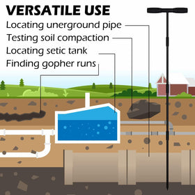 Sfcddtlg Suitable for garden and lawn care, soil aeration and compaction testing
