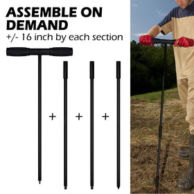 Sfcddtlg T-handle design supports comfortable grip during extended probing sessions