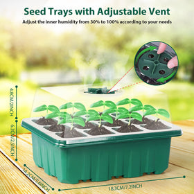 Sfee transparent lid lets you watch root development without disturbing plants