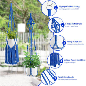 SFENNGPET six-size hanging planters arranged for versatile indoor arrangements