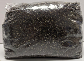 SGM LABS Black Coco Substrate close-up of CVG mix, promoting high-yield mushroom growth.