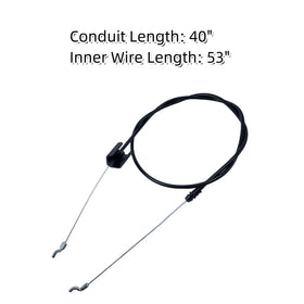 SGTBQLL inner-wire 53-inch with Z-bend ends enables smooth operation.