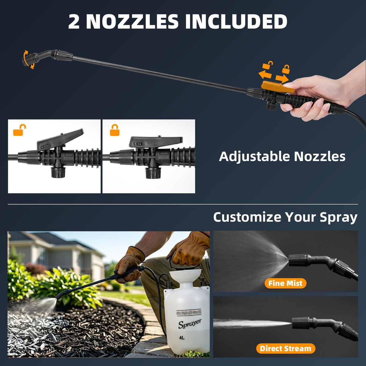 Shabebe leak-resistant system keeps spraying clean and steady outdoors.