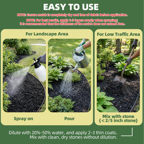 Shabebe Mulch Binder easy DIY spray without professional tools.