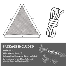 Shade&Beyond outdoor space under shade sail creates a cool ambience.