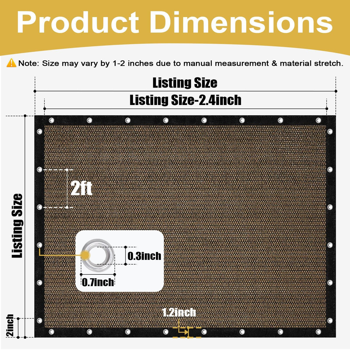 Shade&Beyond patio setup under shade cloth for cool outdoor seating