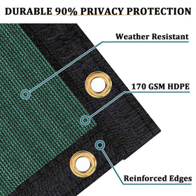 Shade&Beyond privacy screen shown in a breezy setup ensuring airflow and privacy.