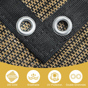 Shade&Beyond 200GSM HDPE fabric blends durability with breathability.
