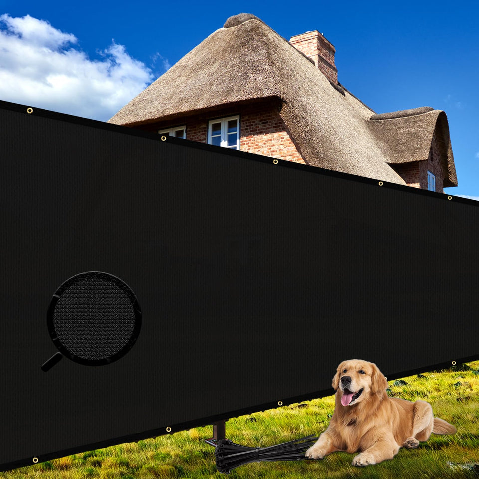 Shade&Beyond privacy screen fence rolled out for instant outdoor privacy.